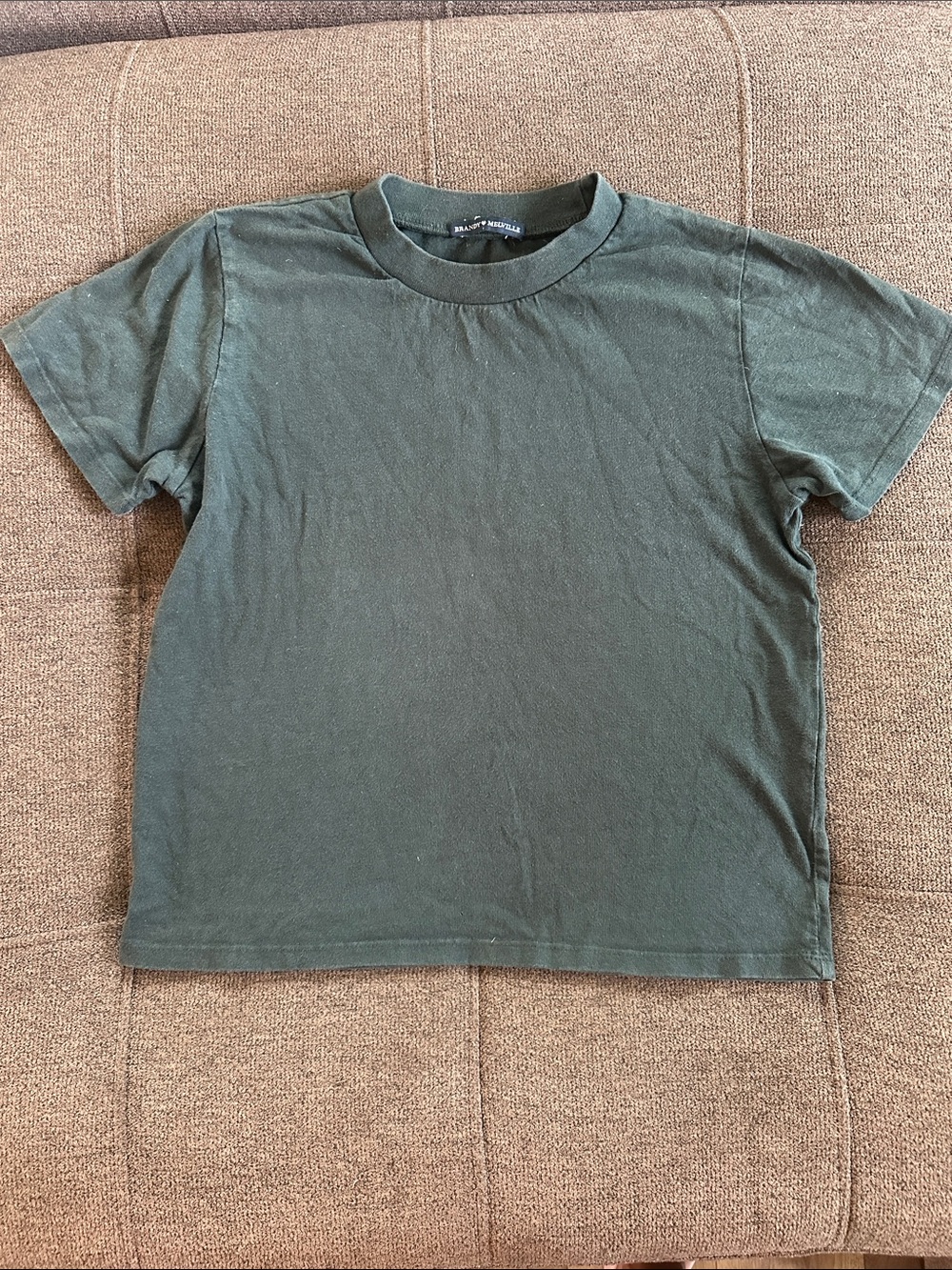 Brandy Melville Forest Green Kids Short Sleeve Tee